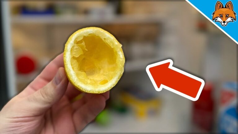 Citrónová kůra v ledničce pohlcuje pachy lépe než uhlí