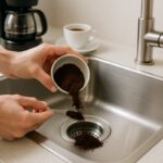 Použitá kávová sedlina na kuchyňské desce: co se stane za 20 minut