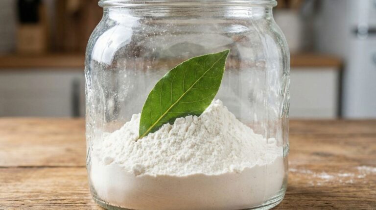 Vložte bobkový list do mouky: 100letý trik proti hmyzu