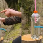 Převázaná plastová láhev na kohoutku zastaví kaprádí na sprše