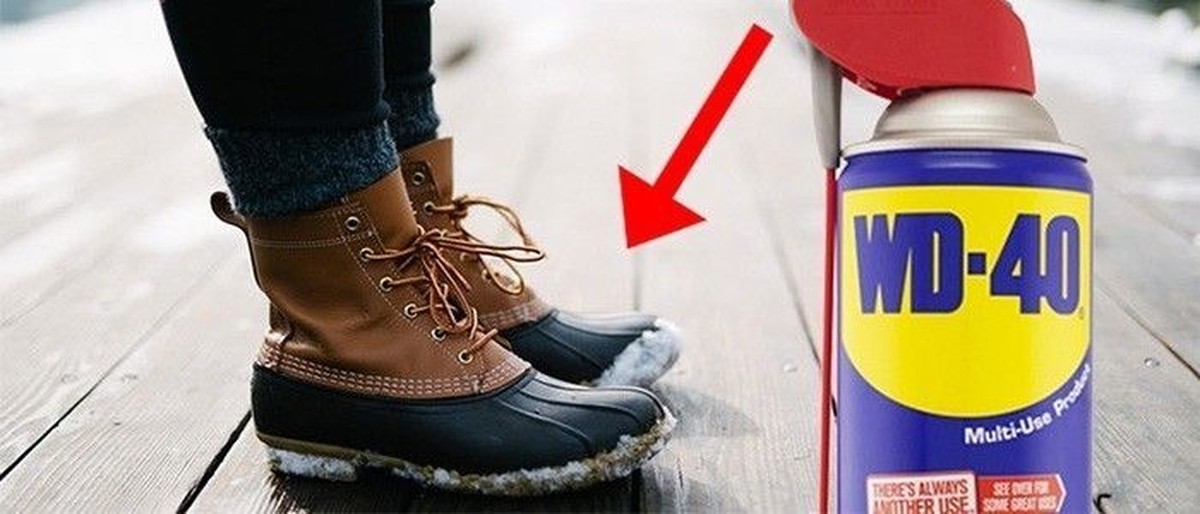 WD-40 na zimní boty změní všechno, co víte o údržbě